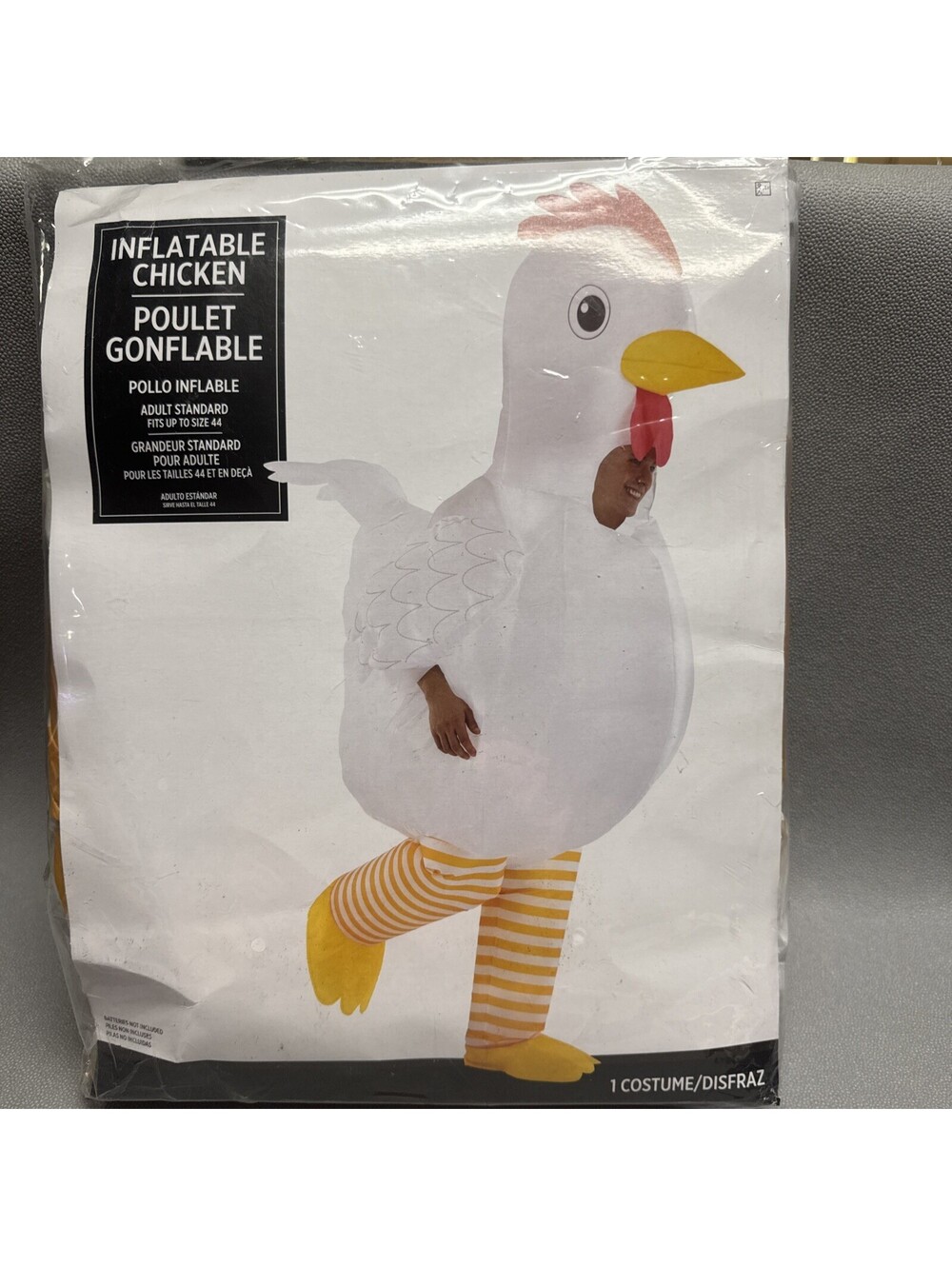 SPIRIT Adult Inflatable Chicken Hen Rooster Farm Anmial Costume SZ UNIVERSAL